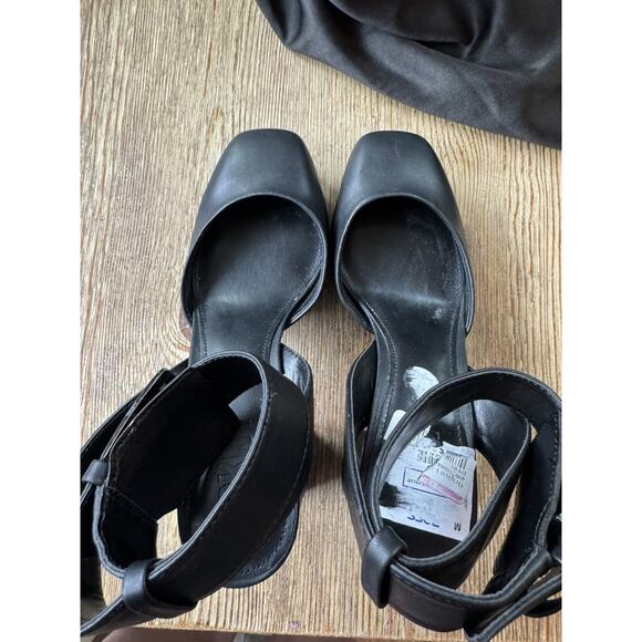 DKNY Women's Faux Leather Block Heel Briella-Platform ANK Pump Size 7 - Picture 7 of 10